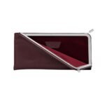 The Row Clasp Sunglasses Case Borgogna