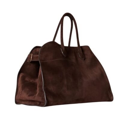 The Row Soft Margaux 15 Bag Mocha