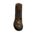 The Row Lug Sole Lace Up Boot Dark Taupe