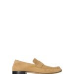 The Row Soft Moccasin Yellow Linen