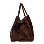 The Row Soft Margaux 15 Bag Mocha