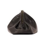 The Row Charlotte Clutch Bag Dark Brown