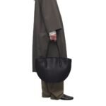 The Row Alger Tote Bag Black / Dark Brown