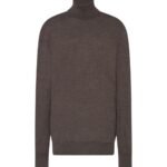The Row Lizzy Turtleneck Faded Brown