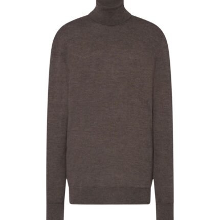 The Row Lizzy Turtleneck Faded Brown