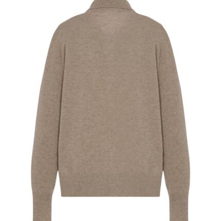 The Row Lillia Cardigan Taupe