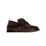 The Row Soft Loafer Deep Brown