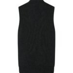 The Row Marte Vest Charcoal Melange