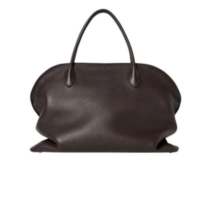 The Row Agnes 15 Bag Dark Brown