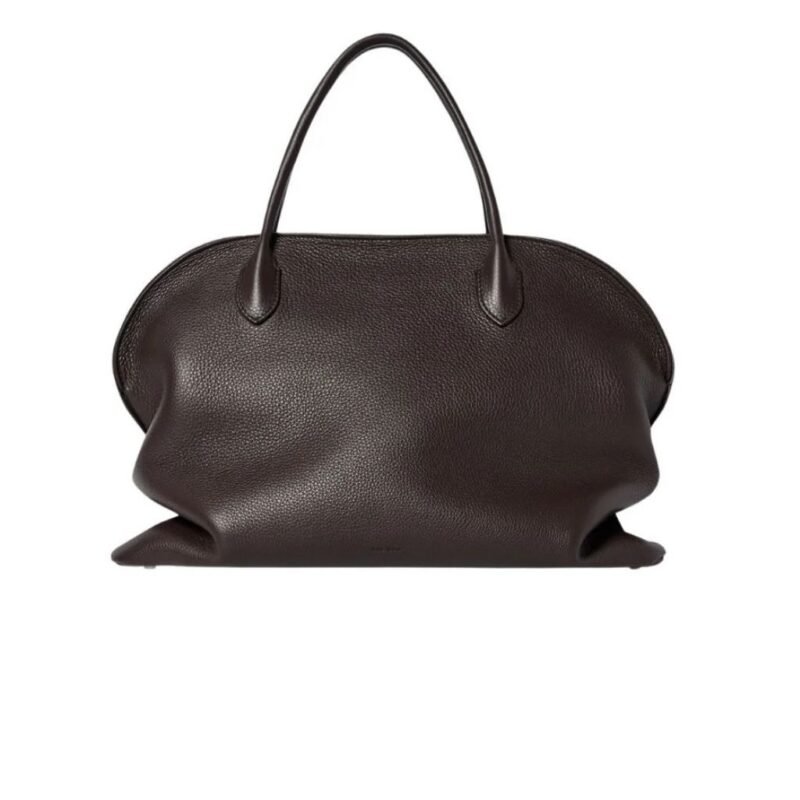 The Row Agnes 15 Bag Dark Brown