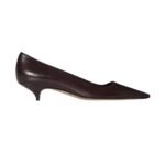 The Row Liisa Kitten Three Heel Aubergine