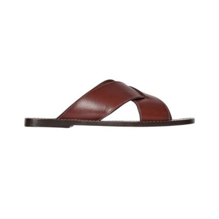 The Row Link Sandal Chocolate