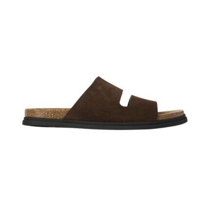 The Row Band Sandal Lacquer Brown