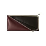 The Row Clasp Sunglasses Case Burgundy