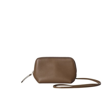 The Row Owen Pouch Tawny Brown