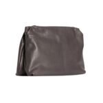The Row Large Bourse Clutch Taupe
