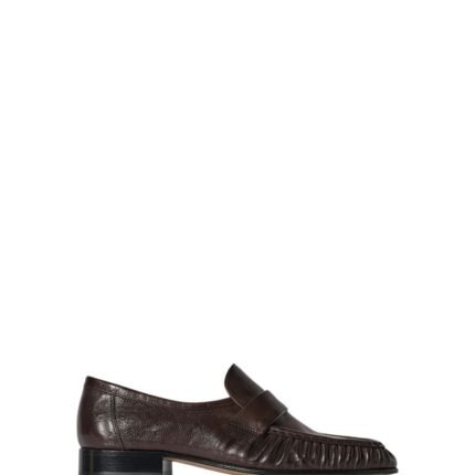 The Row Soft Loafer Brown