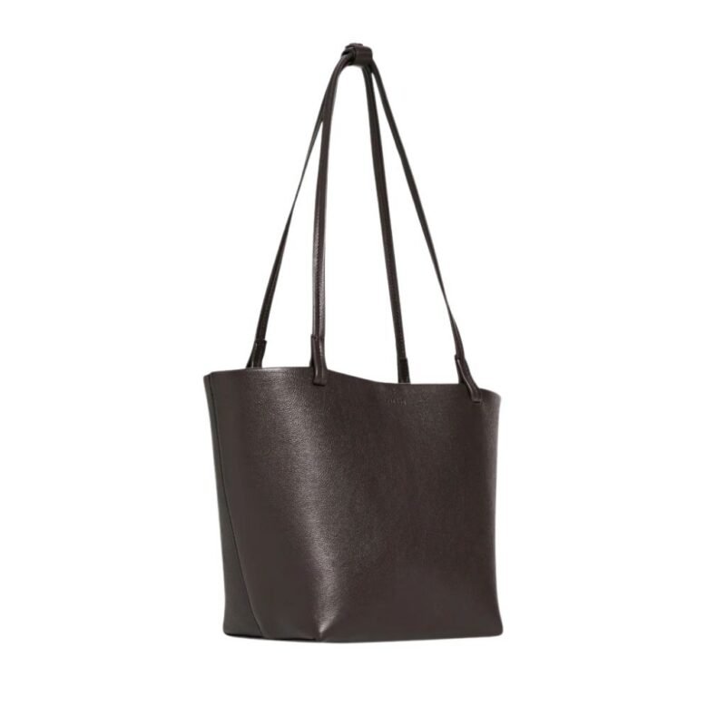 The Row Medium Park Tote Bag Walnut Shadow