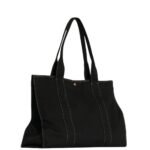 The Row Sisal Shoulder Bag Black