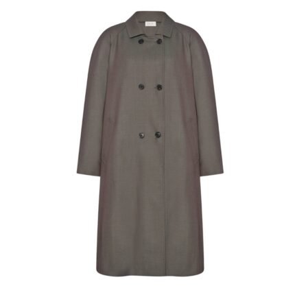 The Row Emma Coat Green