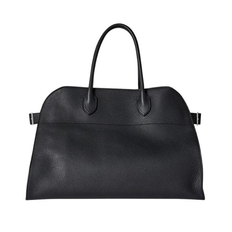 The Row Soft Margaux 15 Bag Black