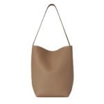 The Row Medium N/S Park Tote Bag Dark Taupe