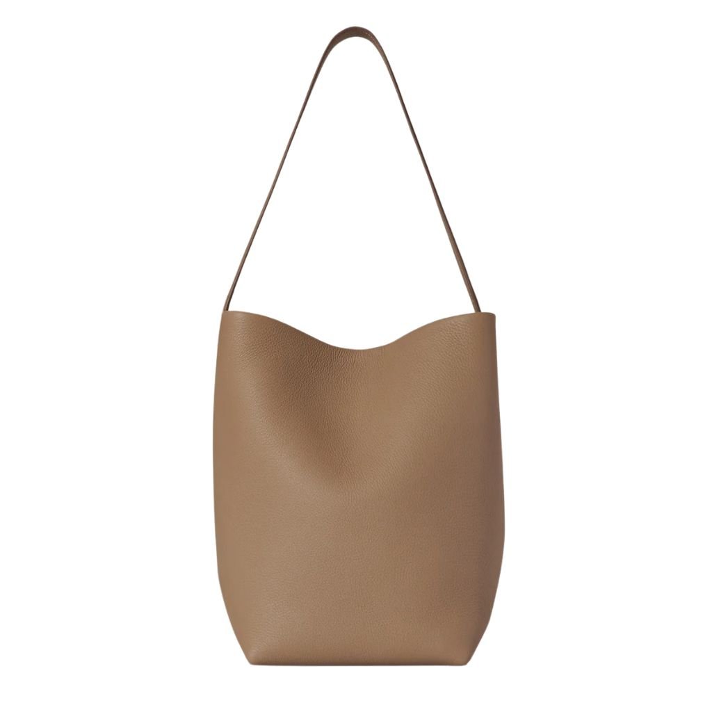 20 The Row Medium N/S Park Tote Bag Dark Taupe