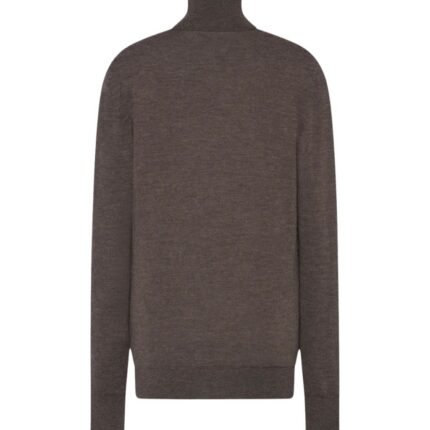 The Row Lizzy Turtleneck Faded Brown