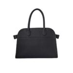 The Row Soft Margaux 12 Bag Black