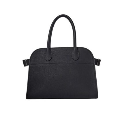 The Row Soft Margaux 12 Bag Black