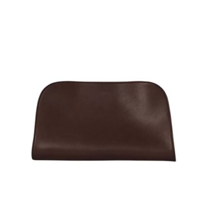The Row Peggy Clutch Burgundy