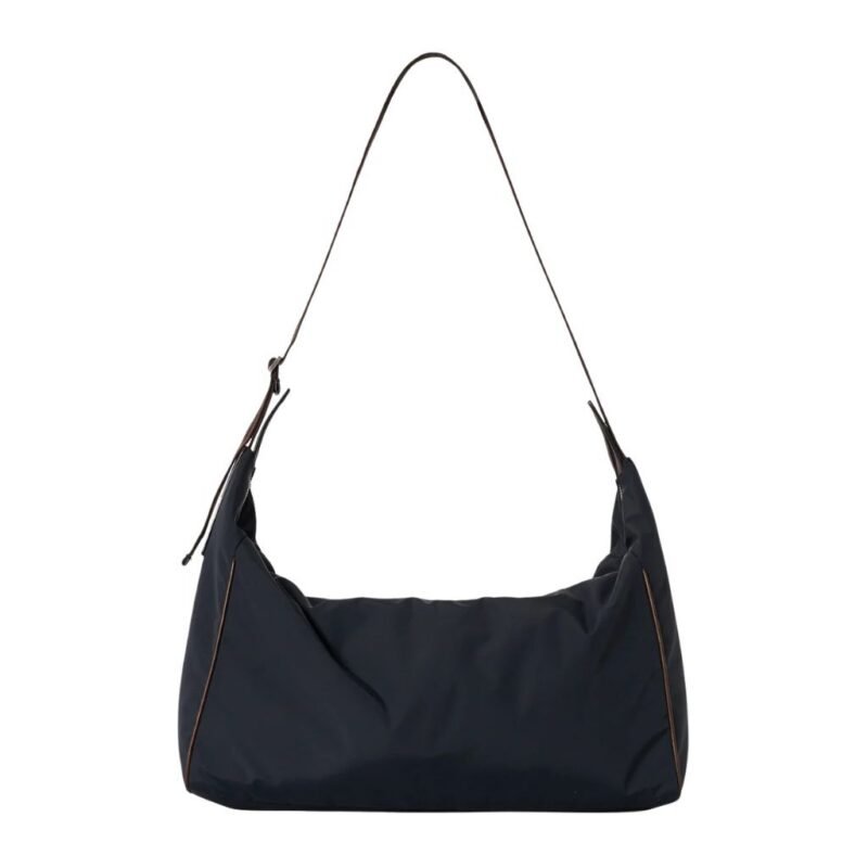 The Row E/W Logan Bag Dark Navy