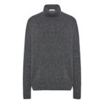 The Row Plira Turtleneck Charcoal Melange
