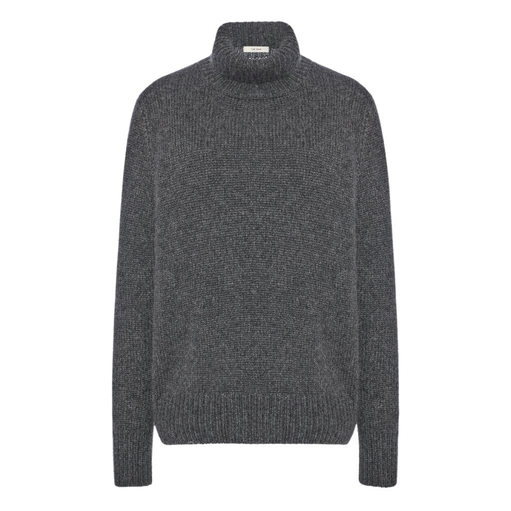 21 The Row Plira Turtleneck Charcoal Melange