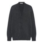 The Row Pranavi Cardigan Charcoal Melange