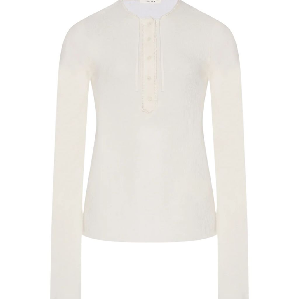 21 The Row Piane Top Off White