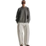 The Row Ophelia Sweater Grey Melange