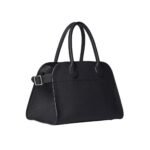 The Row Soft Margaux 12 Bag Black