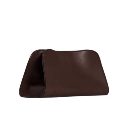 The Row Peggy Clutch Burgundy