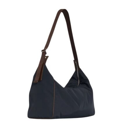 The Row E/W Logan Bag Dark Navy