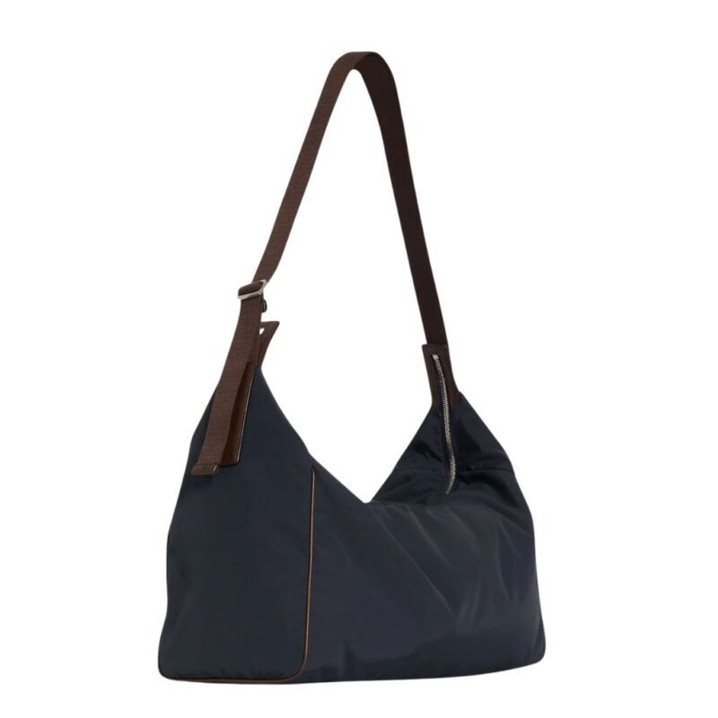 The Row E/W Logan Bag Dark Navy