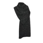 The Row Mantia Scarf Charcoal Melange