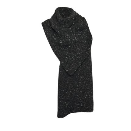 The Row Mantia Scarf Charcoal Melange