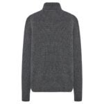The Row Plira Turtleneck Charcoal Melange