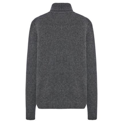 The Row Plira Turtleneck Charcoal Melange