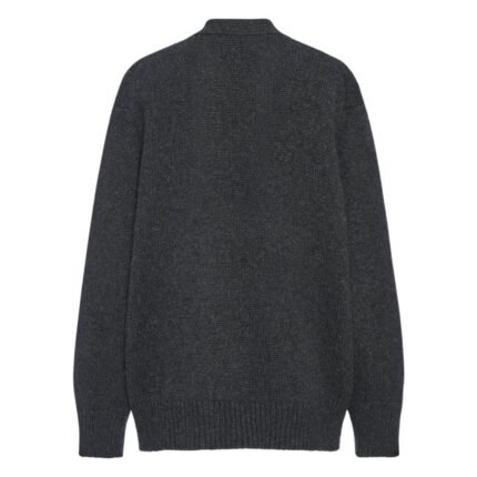 The Row Pranavi Cardigan Charcoal Melange