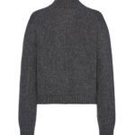 The Row Poynta Cardigan Charcoal Melange