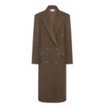 The Row Bamira Coat Brown Melange