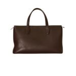 The Row Marcel Bag Deep Brown