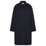 The Row Dayton Coat Dark Navy